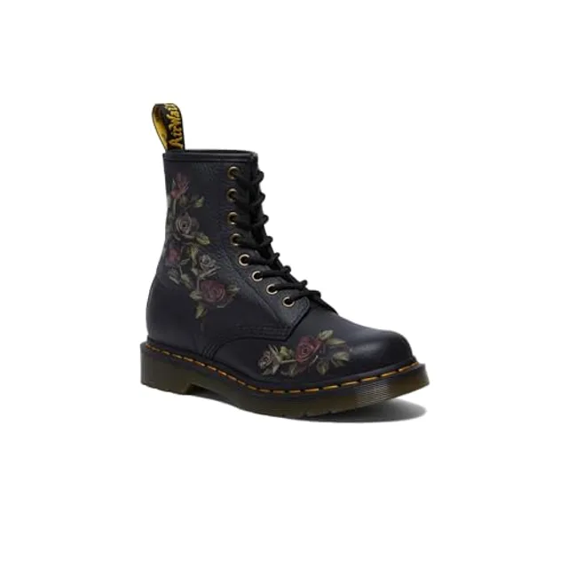 Dr. Martens 1460 Decayed Roses Classic Tumbled Nappa Boots femme
