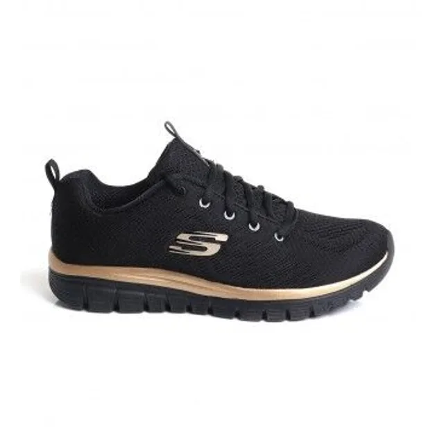 SKECHERS Baskets basses 'Graceful Get Connected' noir