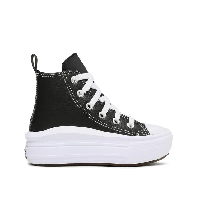 CONVERSE Baskets 'CHUCK TAYLOR ALL STAR MOVE' noir / blanc