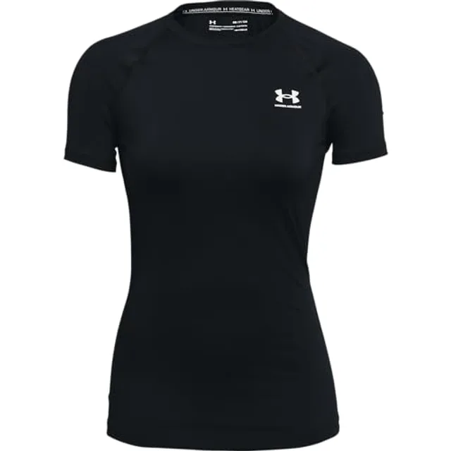 UNDER ARMOUR T-shirt fonctionnel 'Authentics Comp' noir / blanc