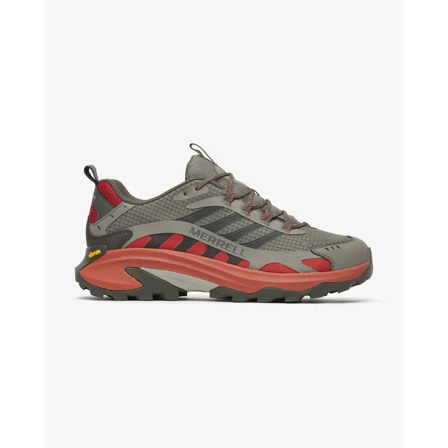 Chaussures Merrell Moab Speed 2 GORE-TEX gris olive rouge foncé noir