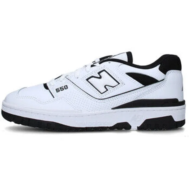 New Balance 550 White Black - 5.5 - White/Black - Men