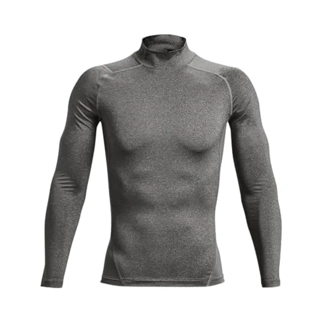 Under Armour Homme Heatgear Armour T-shirt À Haut manches longues, Carbone Chiné (090)/Noir., XXL EU