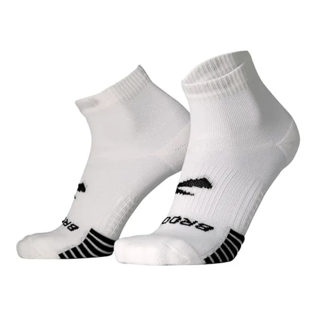 Chaussettes Brooks Ghost Lite Quarter (x2) - Blanc - S (34/37)