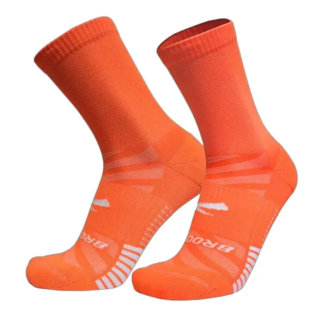 Chaussettes Brooks Ghost Lite Crew - Orange - S (34/37)