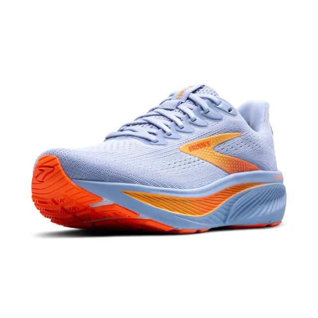 Baskets Brooks Ghost 17 en Héron Bleu/Blanc/Orange, pour femme taille: US 7 chez Free People