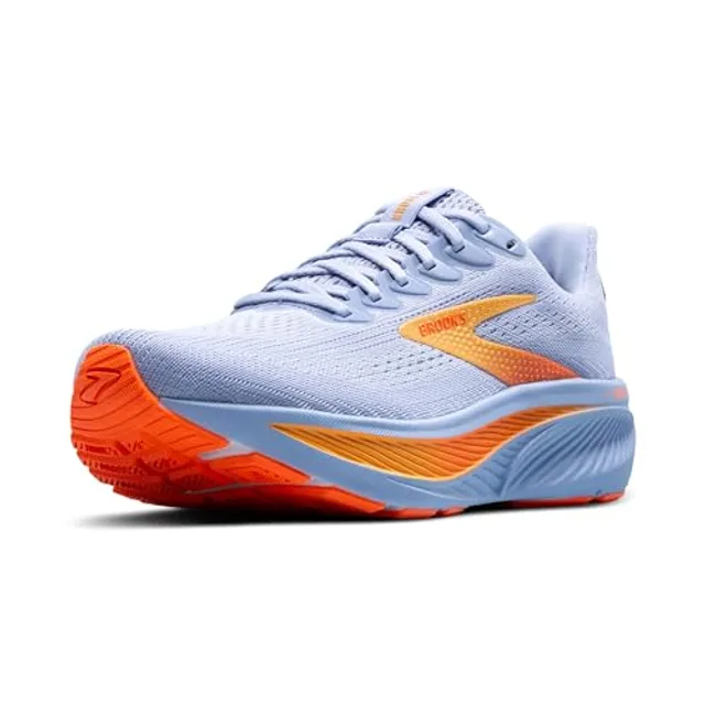 Baskets Brooks Ghost 17 en Héron Bleu/Blanc/Orange, pour femme taille: US 7.5 chez Free People