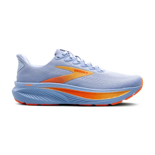 Baskets Brooks Ghost 17 en Héron Bleu/Blanc/Orange, pour femme taille: US 9.5 chez Free People