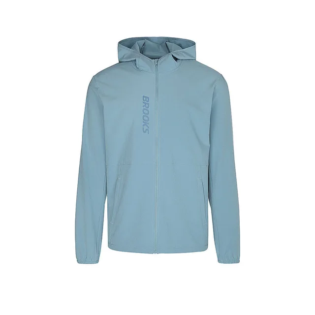 BROOKS Veste de course Canopy pour hommes bleu clair | L