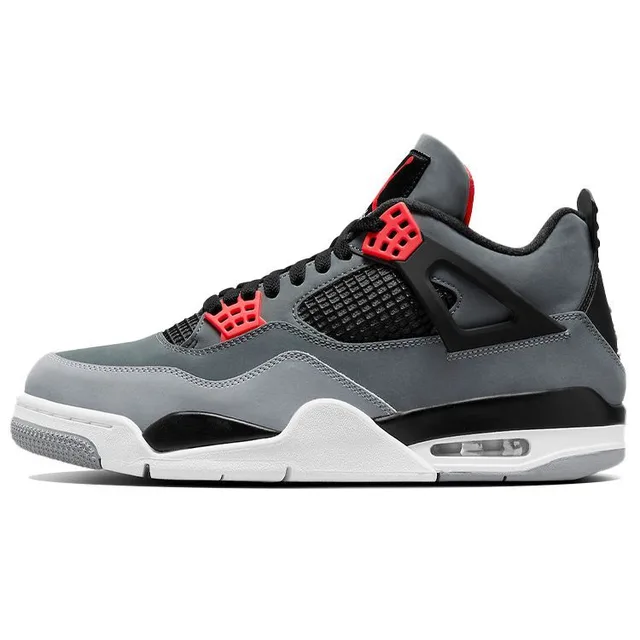 Chaussures Air Jordan 4 Infra Red - Air Jordan - Mixte - Tige en Textile - Rouge - Plateau