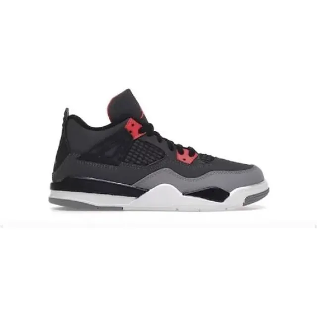 Basket - NIKE - Air Jordan 4 Retro - Synthétique - Gris - Homme