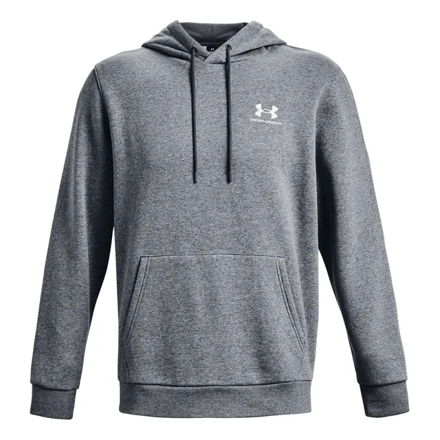 UNDER ARMOUR Sweat de sport gris foncé / blanc