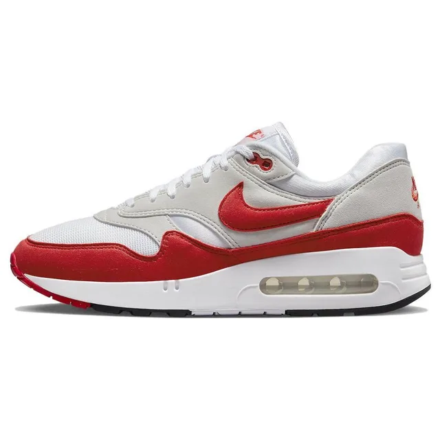 Nike Air Max 1 86 OG Big Bubble - Rouge Homme Baskets Blanc Université-Rouge Clair-Neutre-Gris DQ3989-100 45 - adult