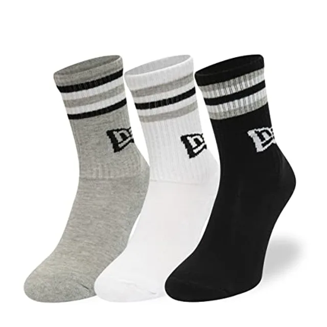 New Era - chaussettes - Taille 39/42 - Multicolore - male