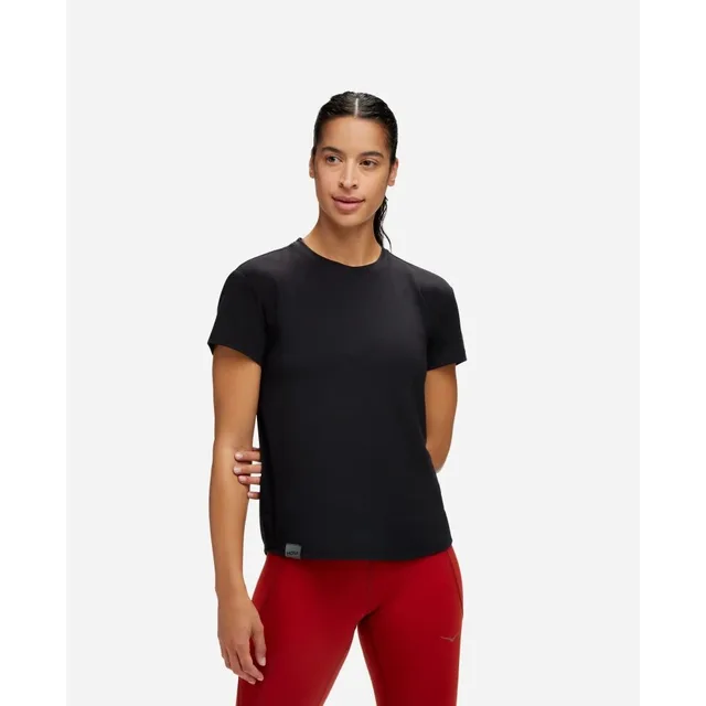 T-shirt Essential HOKA pour Femme en Black Taille L | T-Shirts À Manches Courtes