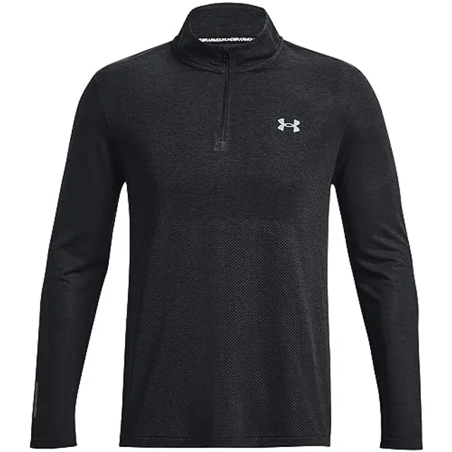 UNDER ARMOUR T-Shirt fonctionnel 'Seamless Stride' noir / blanc