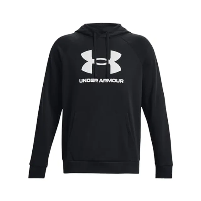 UNDER ARMOUR Sweat de sport 'Rival' noir / blanc
