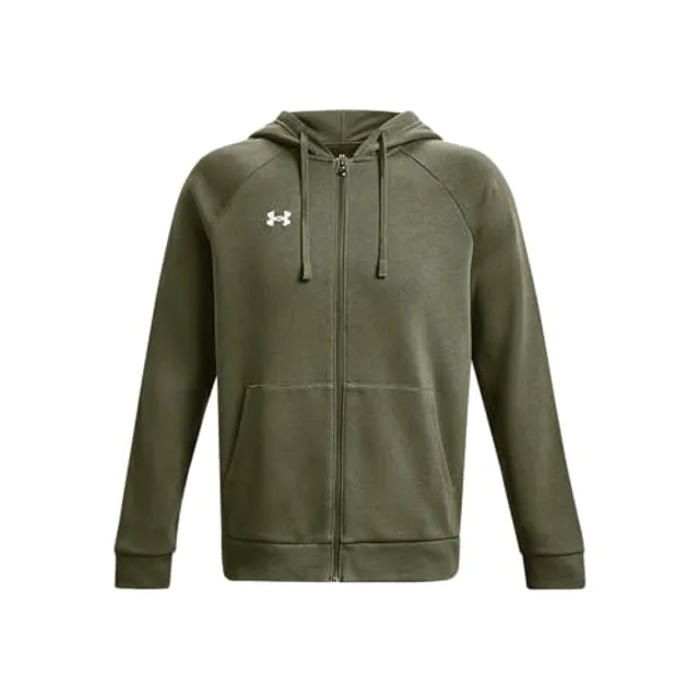 UNDER ARMOUR Veste de survêtement 'Rival' kaki / blanc