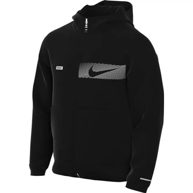 NIKE Veste de sport noir / argent