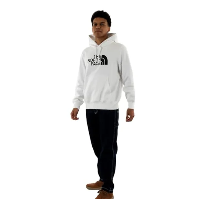 THE NORTH FACE Sweat à Capuche Drew Peak pour Homme, TNF White/TNF Black, XXL