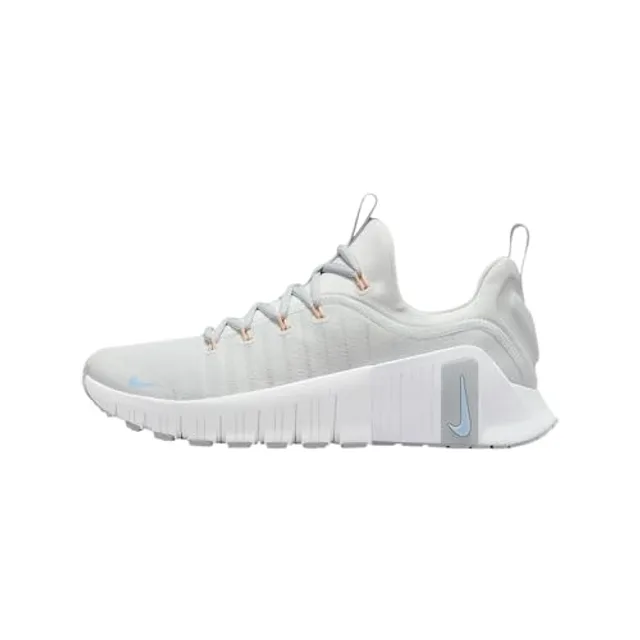 Nike Free Metcon 6 Photon Dust Light Smoke Grey Summit White Metallic Silver (Women's) - 8W