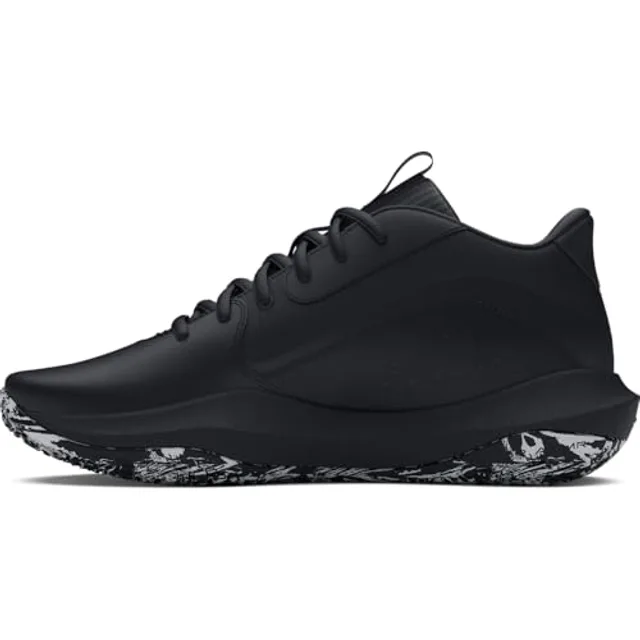 Chaussure de basket Under Armour Lockdown 7 unisexe Noir / Noir / Metallique Argent 44