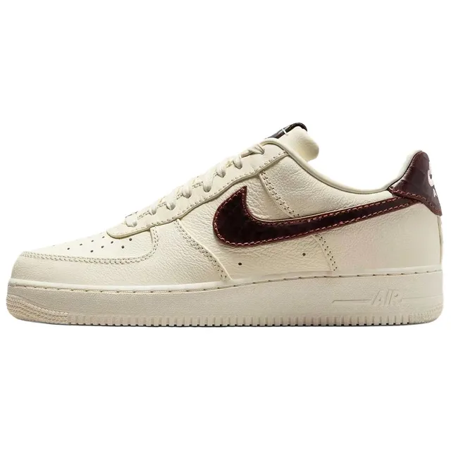 Nike Air Force 1 07 Soft Pearl Brown Croc Baskets Unisexe Blanc Crème Ghost IH7332-001 40 - adult