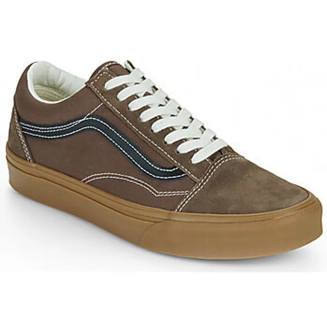 Chaussures Vans Old Skool marron gomme naturelle beige