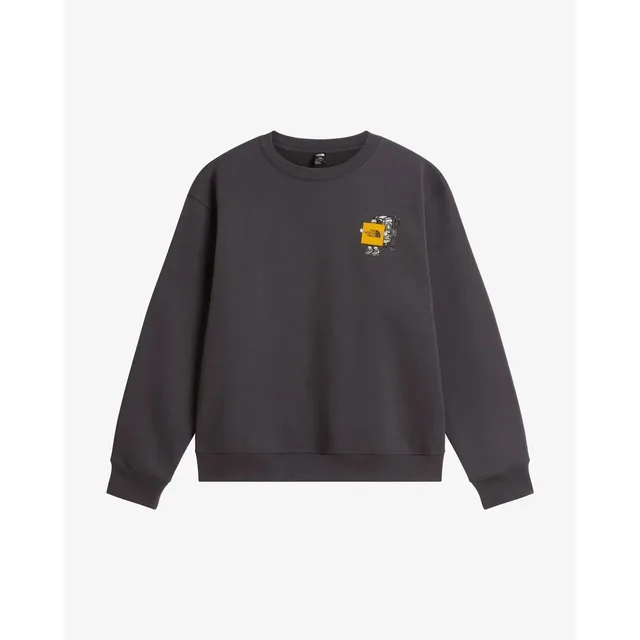 The North Face Sweat Graphique Gear Up Get Out Unisexe Anthracite Grey Taille M male