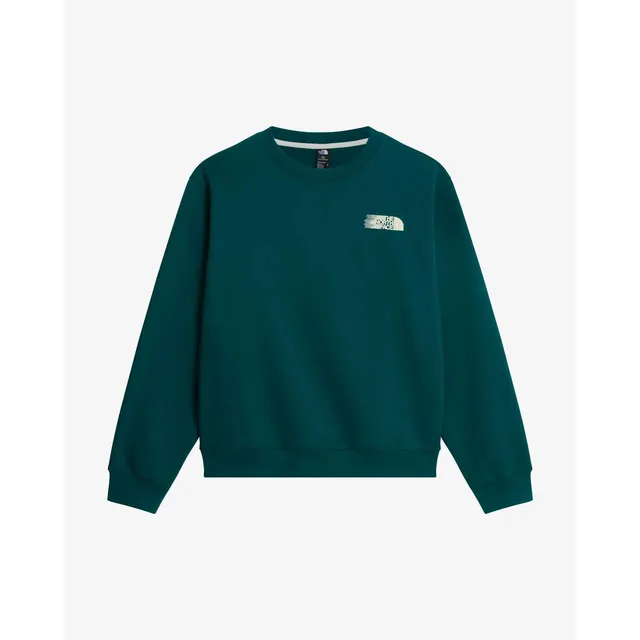 The North Face Sweat Graphique Décontracté Retro Trail Pour Homme Pacific Teal Taille M male