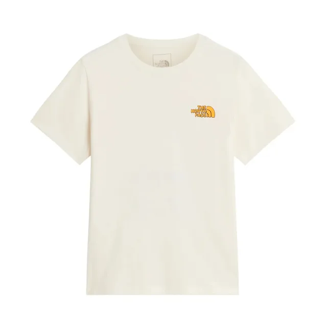 The North Face T-shirt Standard Graphic Outdoor Pour Garçon White Dune Taille XS male