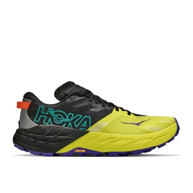 HOKA Speedgoat 7 Chaussures pour Homme en Black/Hoka Citrus Taille 46 | Trail