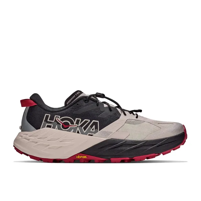 HOKA Speedgoat 7 GORE-TEX® Chaussures pour Homme en Black/River Rock Grey Taille 43 1/3 | Trail