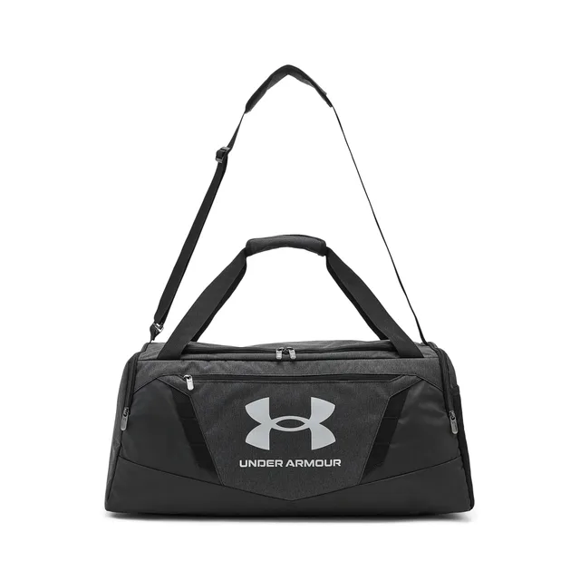 Sac de sport de taille moyenne Under Armour Undeniable 5.0 Noir Medium Heather / Noir / Metallique Argent TAILLE UNIQUE
