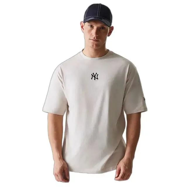 New Era Nos MLB New York Yankees T-shirt Beige