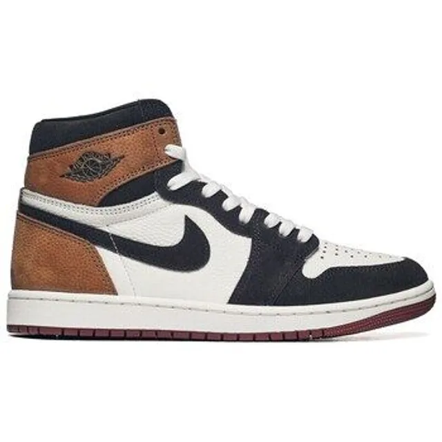 Baskets Unisexe Air Jordan 1 High OG Love The Game Blanc Shadow-Brown Soft-Pearl DZ5485-201 42 - adult
