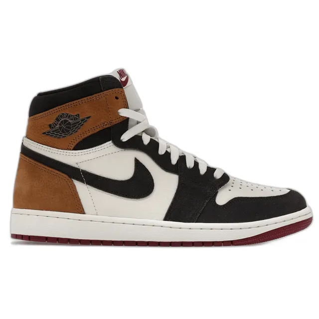 Baskets Unisexe Air Jordan 1 High OG Love The Game Blanc Shadow-Brown Soft-Pearl DZ5485-201 48.5 - adult