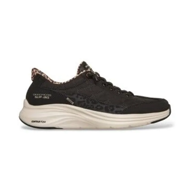 sneakers femme slip-ins: contour foam - cozy fit leopard dream