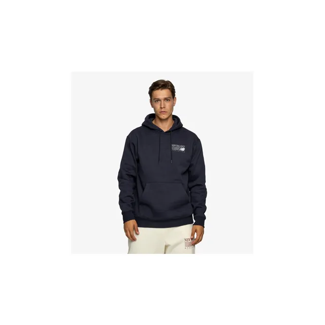 NEW BALANCE Sweat à capuche homme bleu marine | XL