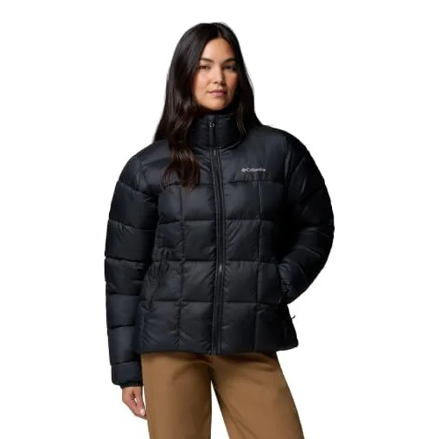 Columbia Veste Puffect 3 à fermeture éclair intégrale pour femme, noir, taille M