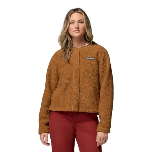 Columbia Veste polaire Panorama pour femme, marron camel, taille S