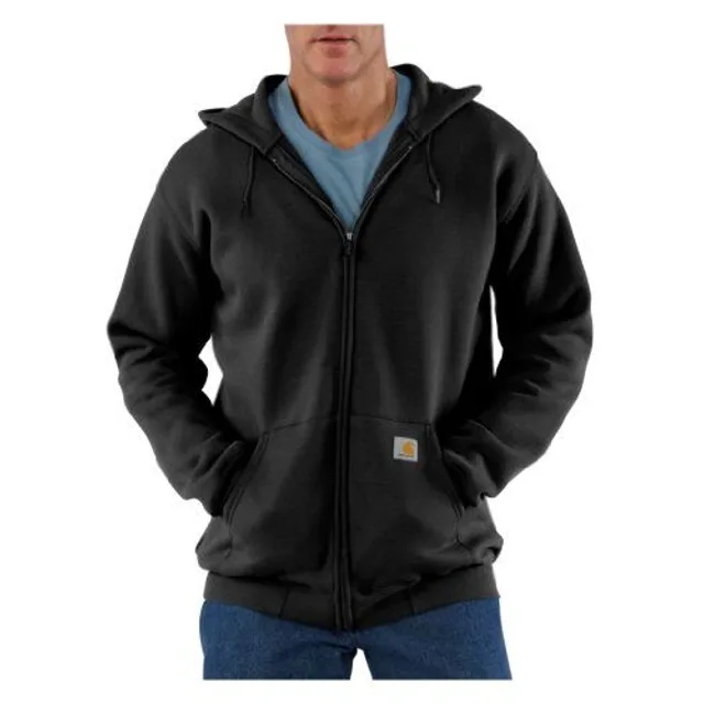Sweat-shirt sportswear Carhartt Sweat à capuche poids moyen zippé coupe large noir S S1K122BLKS