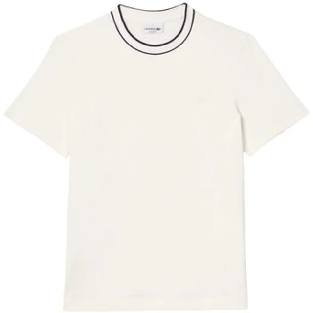 T-shirt Lacoste T shirt homme Ref 62398 70V Blanc