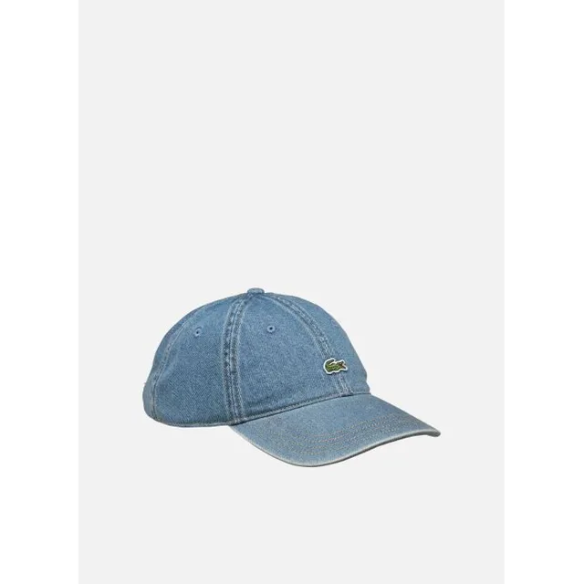T-shirt Lacoste Casquette en denim - bleu