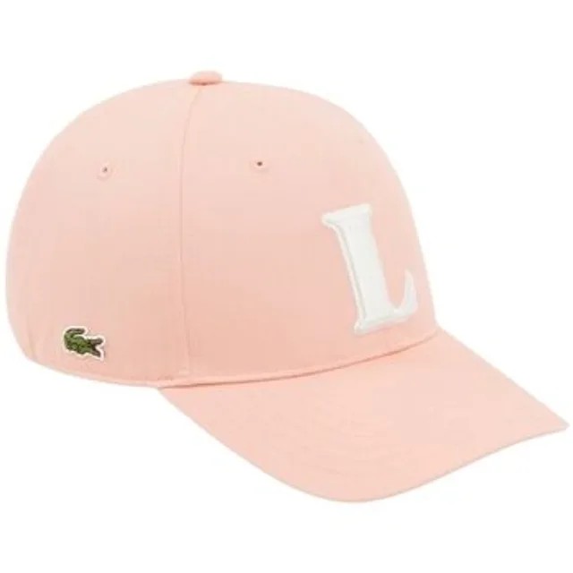Lacoste Casquette de baseball broderie 3D Taille L Rose Corail