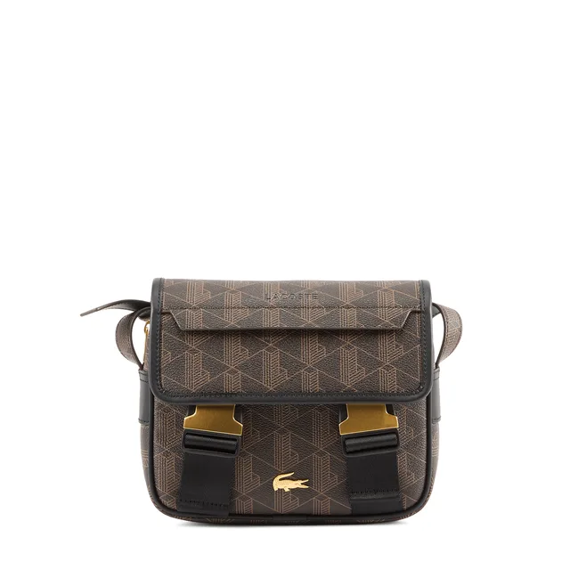 Lacoste Sac messenger The Blend Taille Taille unique Mono Ardoise Noir Shiitake