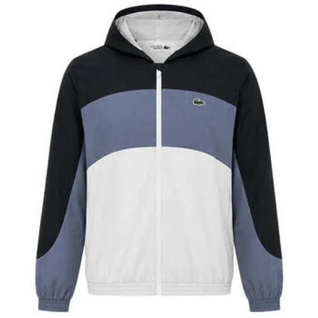 Lacoste Veste de survêtement Sport color-block Taille XXL Gris/noir