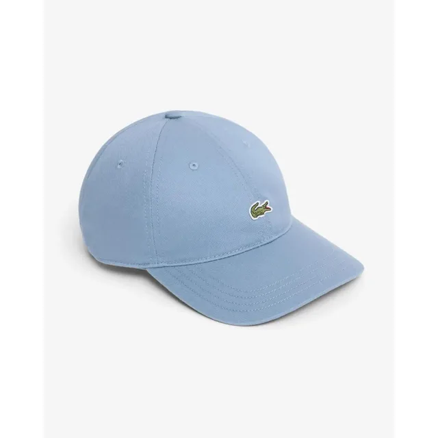 Lacoste Casquette twill de coton Taille Taille unique Bleu