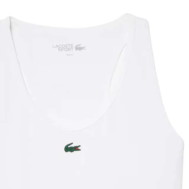 Lacoste Débardeur Sport Ultra Dry protection UV Taille 36 Blanc