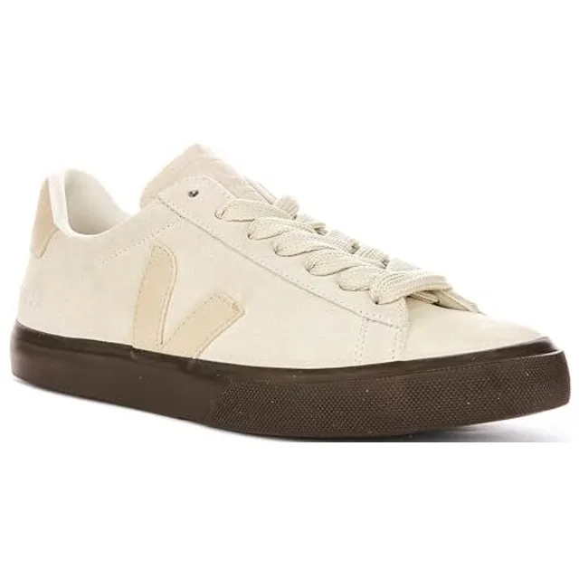 Veja Campo Bold Baskets Beiges Pour Femmes Suède